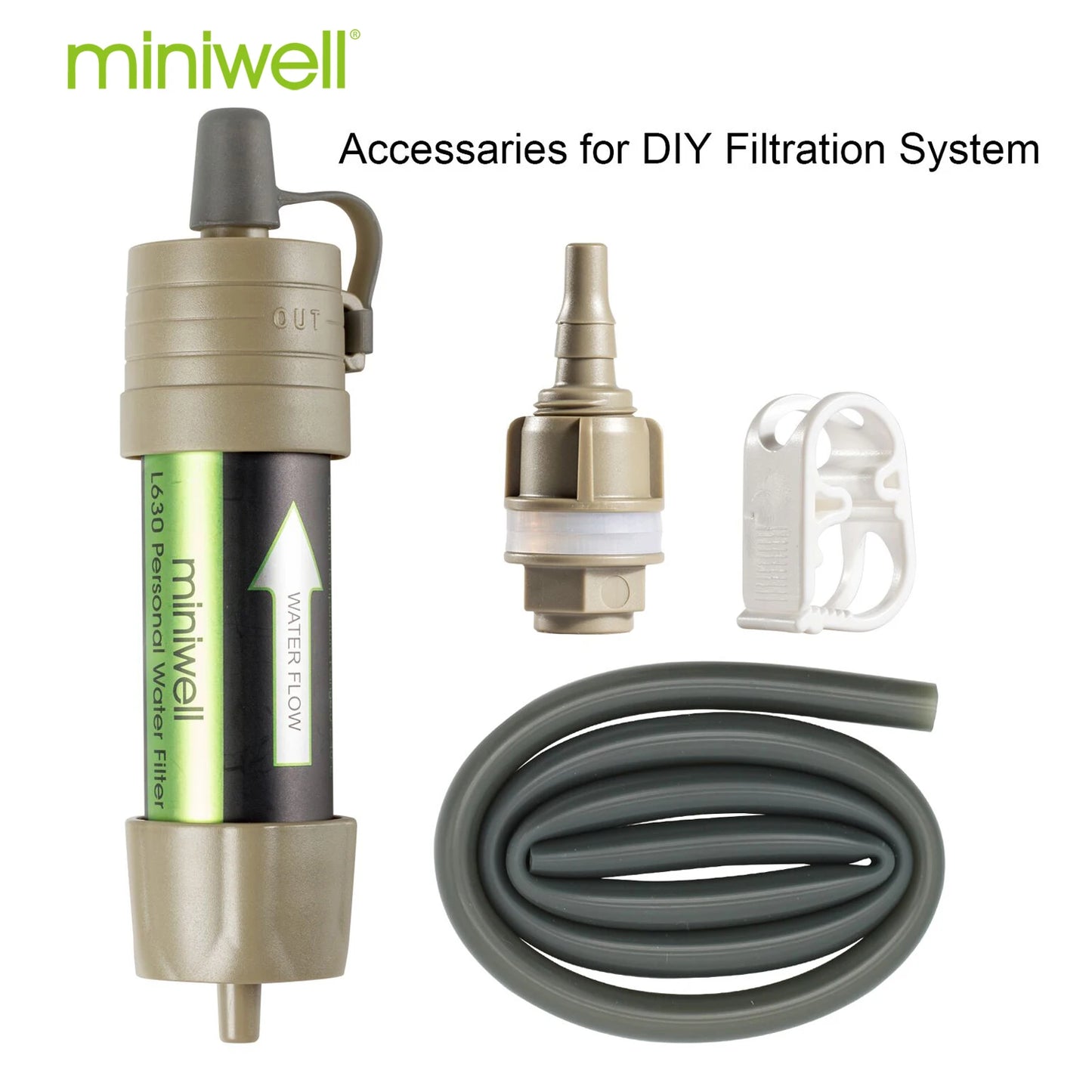 Outdoor Gravity Water Filter System for Hiking, Camping, Survival and Travel