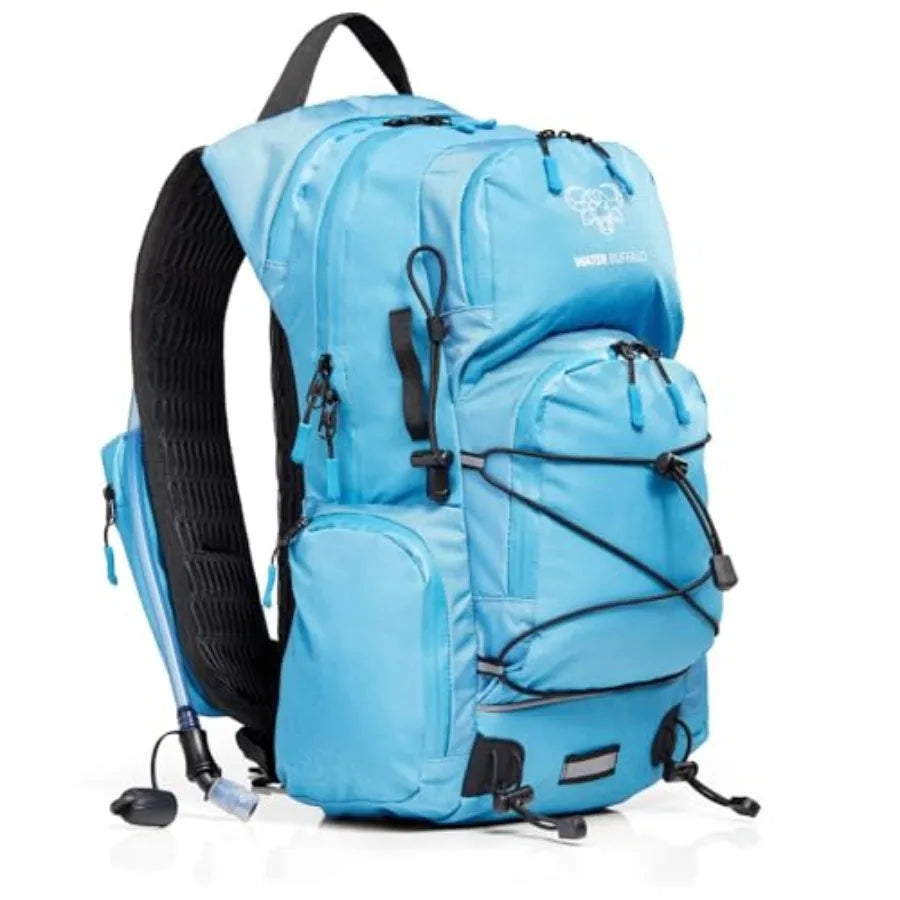 Hydration Backpack - Sherpa 22L Hiking Backpack with Water Bladder - Water Backpack for Hiking with Waterproof Zippers, Phone a