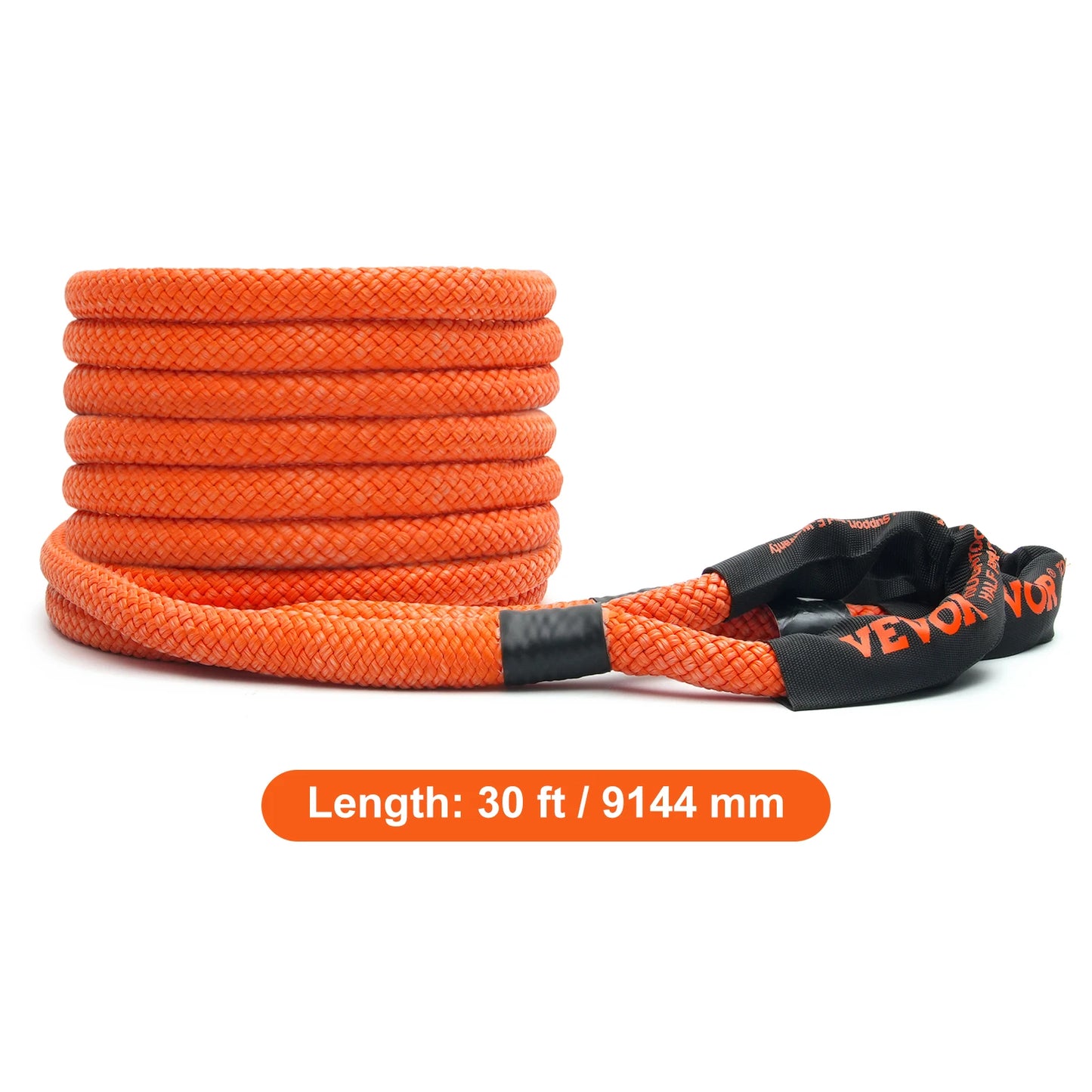 20/30ft Car Towing Rope Off Road Snatch Tow Strap Rescue Recovery Resistant Which Rope for Jeep Car Truck ATV Tractor