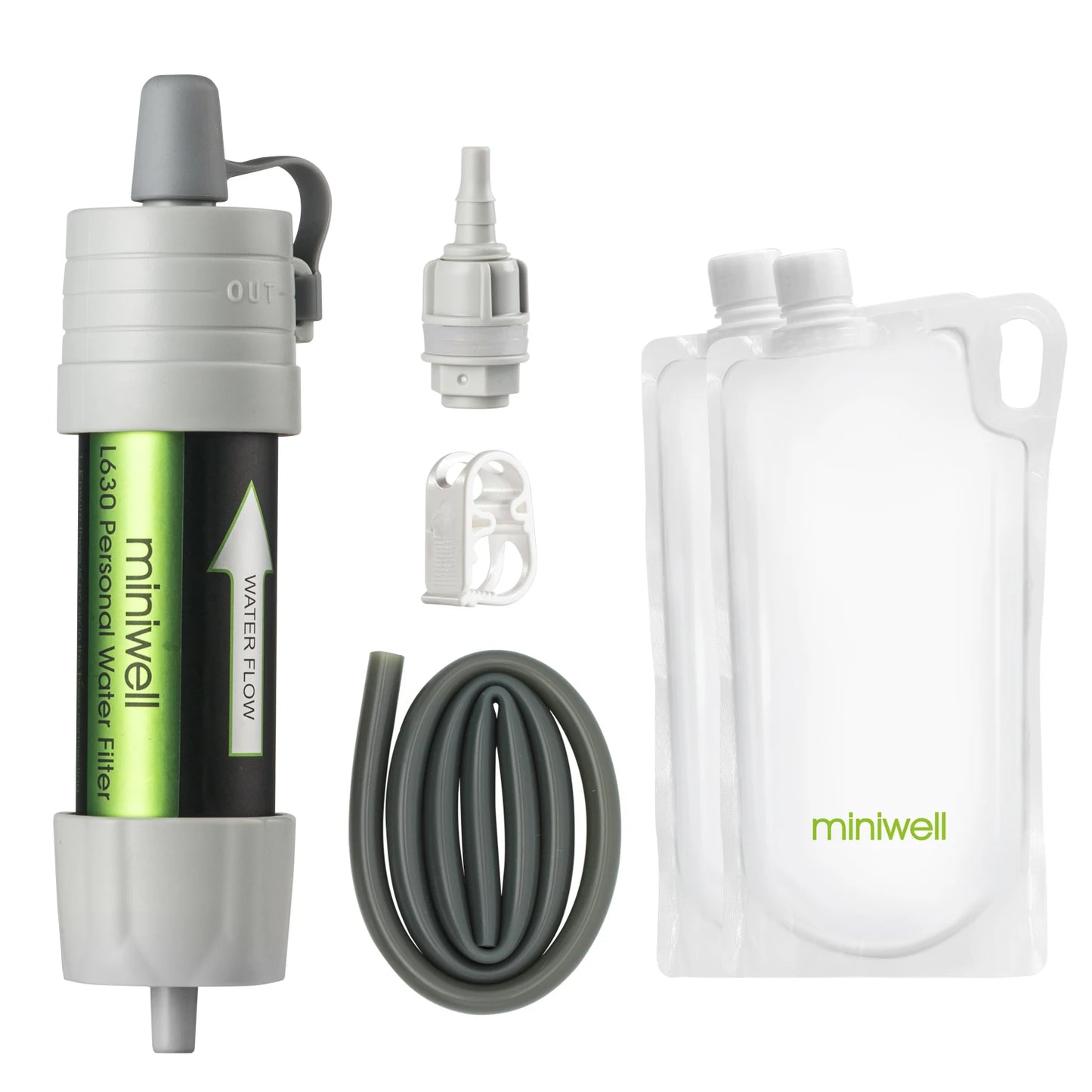 Outdoor Gravity Water Filter System for Hiking, Camping, Survival and Travel