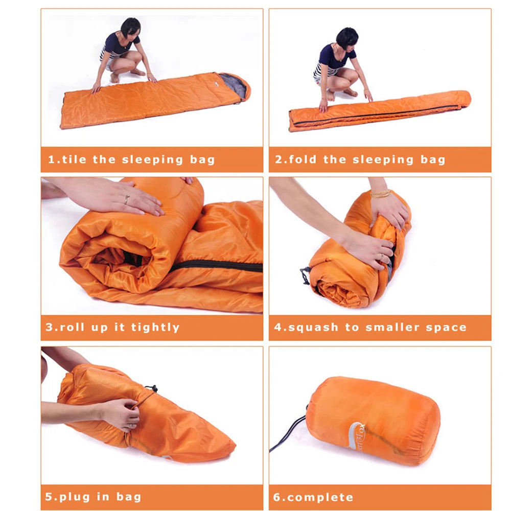 Ultralight Sleeping Bags for Adult Kids 1KG Portable 3 Season Hiking Camping Backpacking Sleeping Bag with Sack
