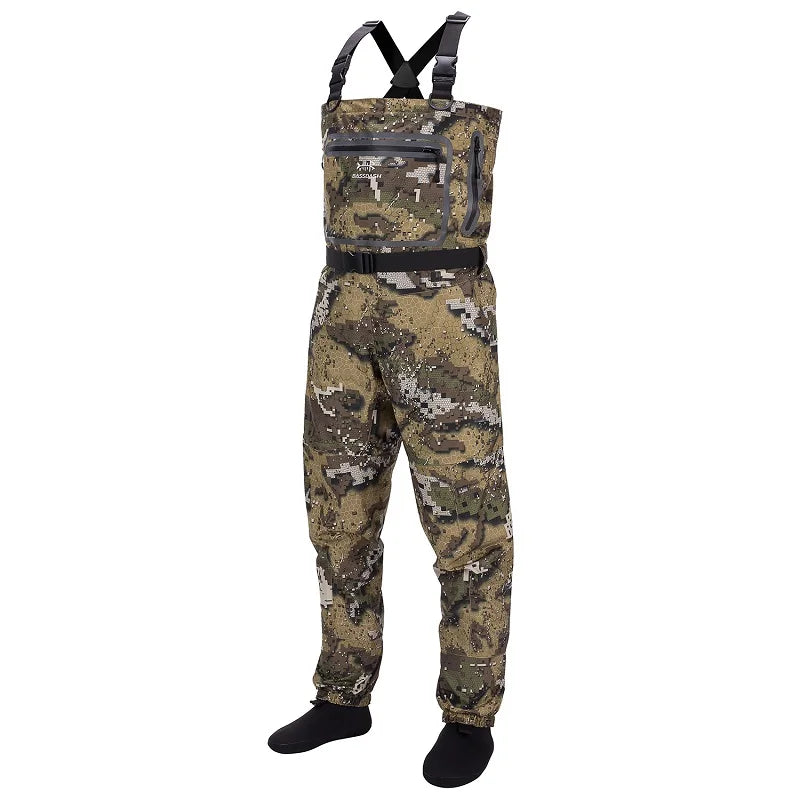 Fishing Hunting Waders for Men Veil Camo Chest Stocking Foot Breathable and Ultra Lightweight
