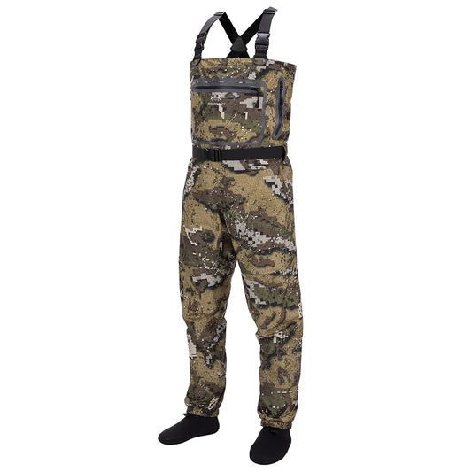 Fishing Hunting Waders for Men Veil Camo Chest Stocking Foot Breathable and Ultra Lightweight