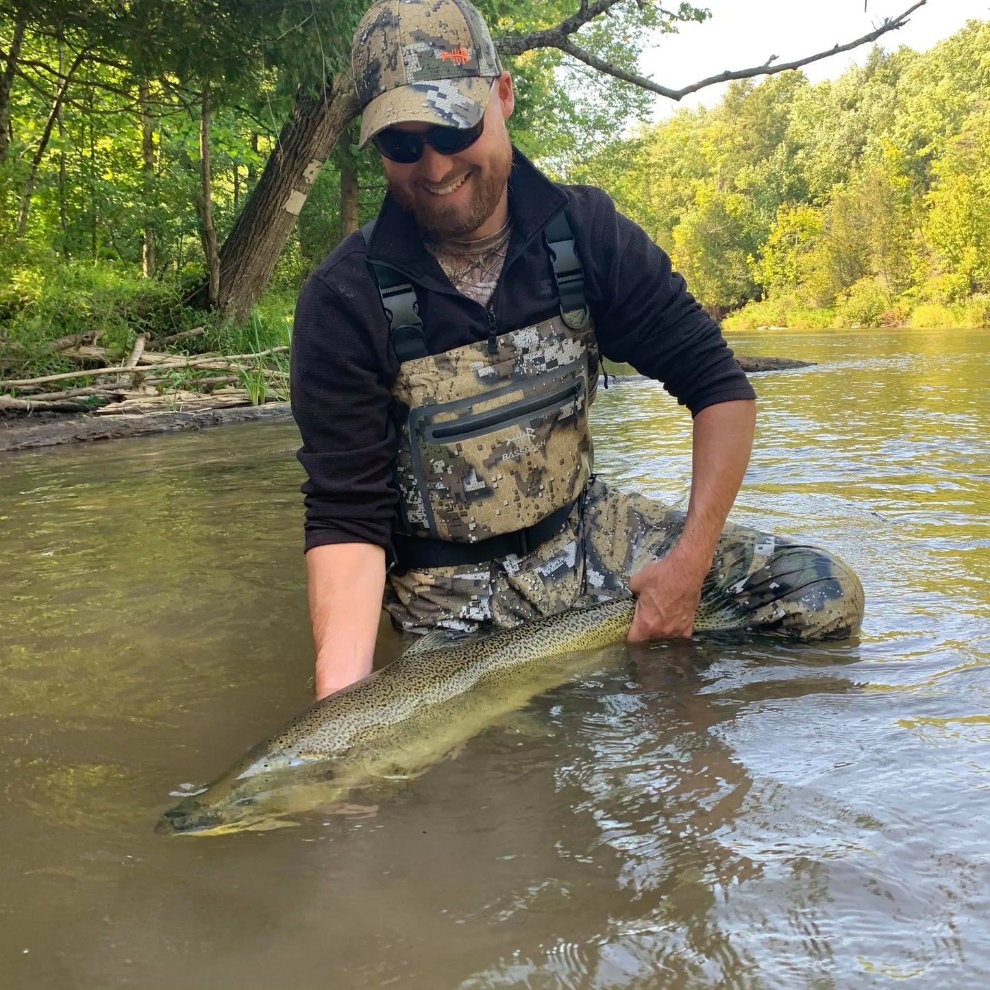 Fishing Hunting Waders for Men Veil Camo Chest Stocking Foot Breathable and Ultra Lightweight
