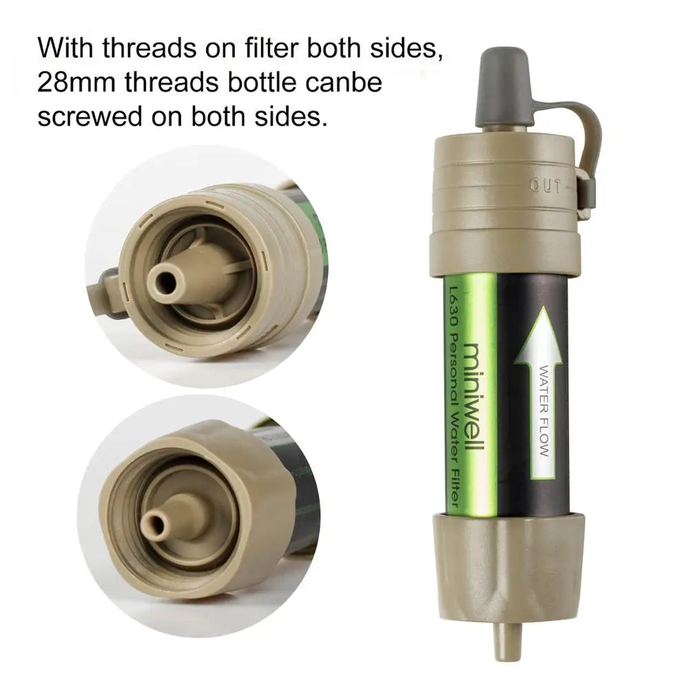 Outdoor Gravity Water Filter System for Hiking, Camping, Survival and Travel