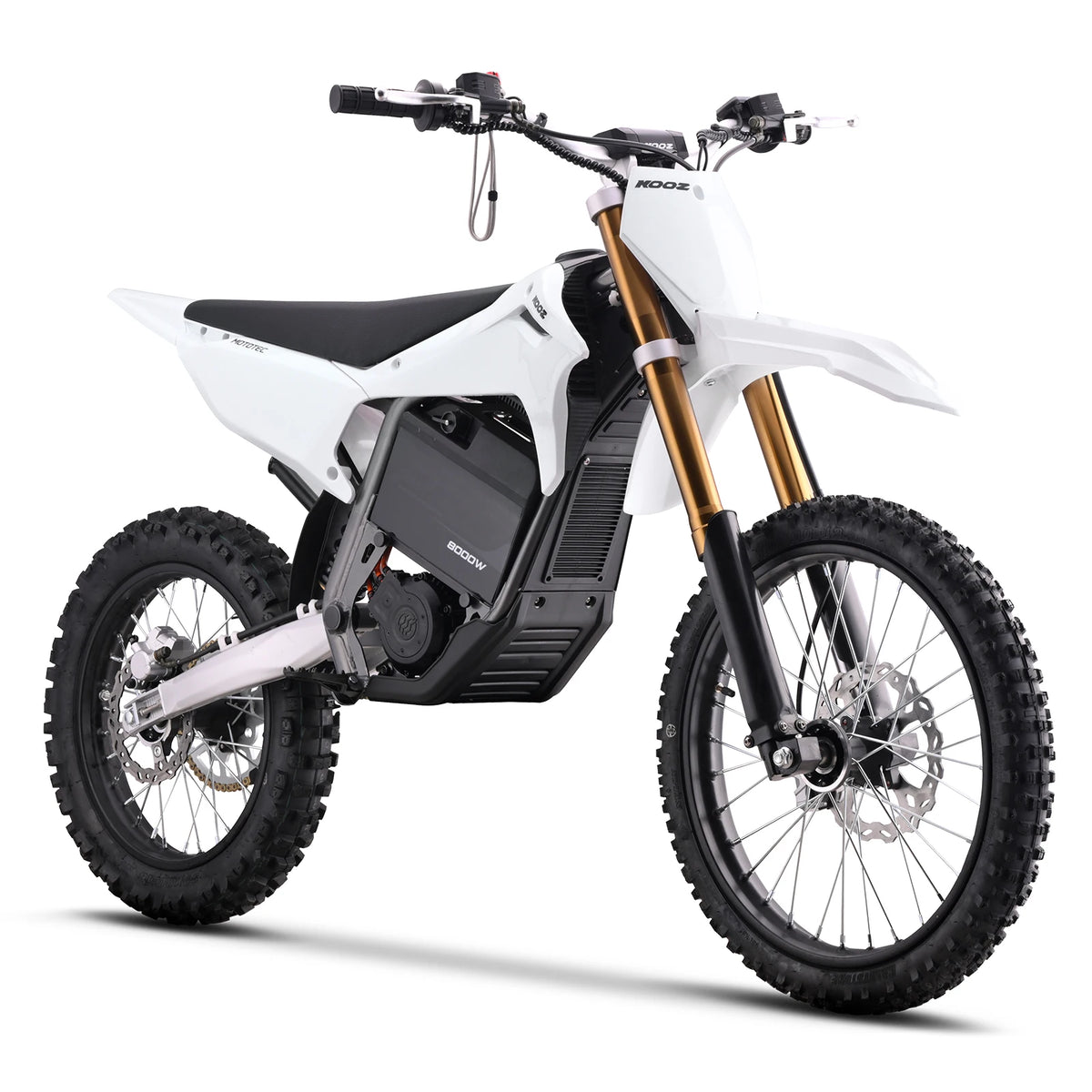 HP131E-L 72V 8000W Pro Electric Dirt Bike for Adults,3 Speed Modes Electric Motorcycle Up to 56 MPH with 19"/16" Tires.
