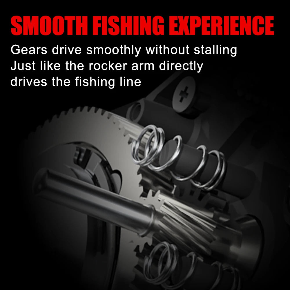 Reel 8KG Max Drag Baitcaster Fishing Reels 7.2:1 Gear Ratio Magnetic Brake System Casting Reel for Freshwater Saltwater Bass Trout Carp Fishing