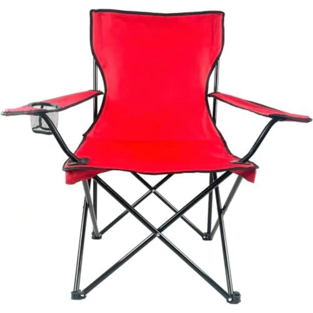 Foldable Oversized Outdoor Camping Chair for Hiking Picnic Beach Travel