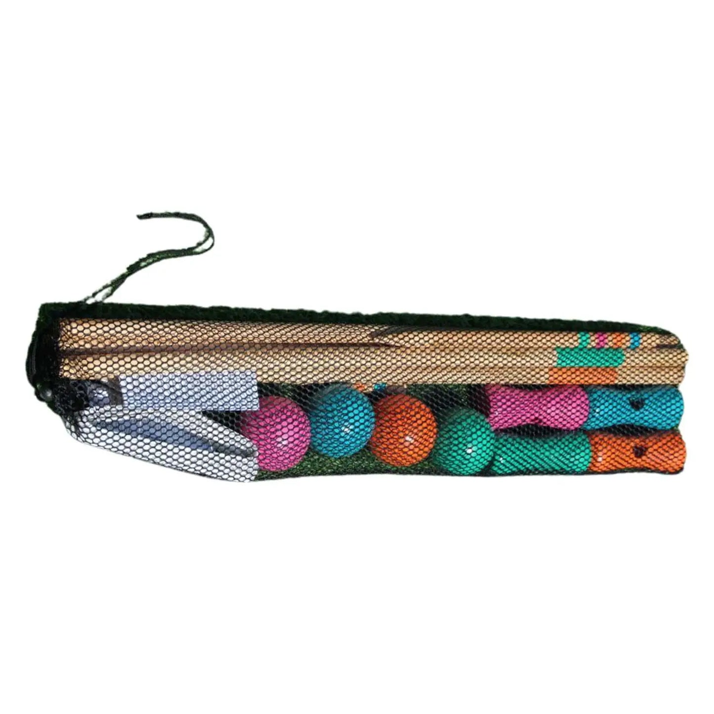 Lawn Croquet Game Set Croquet Set for 4 Players Premium Toys Four Player Croquet Set for Adults Courtyard Outdoor Games Sport