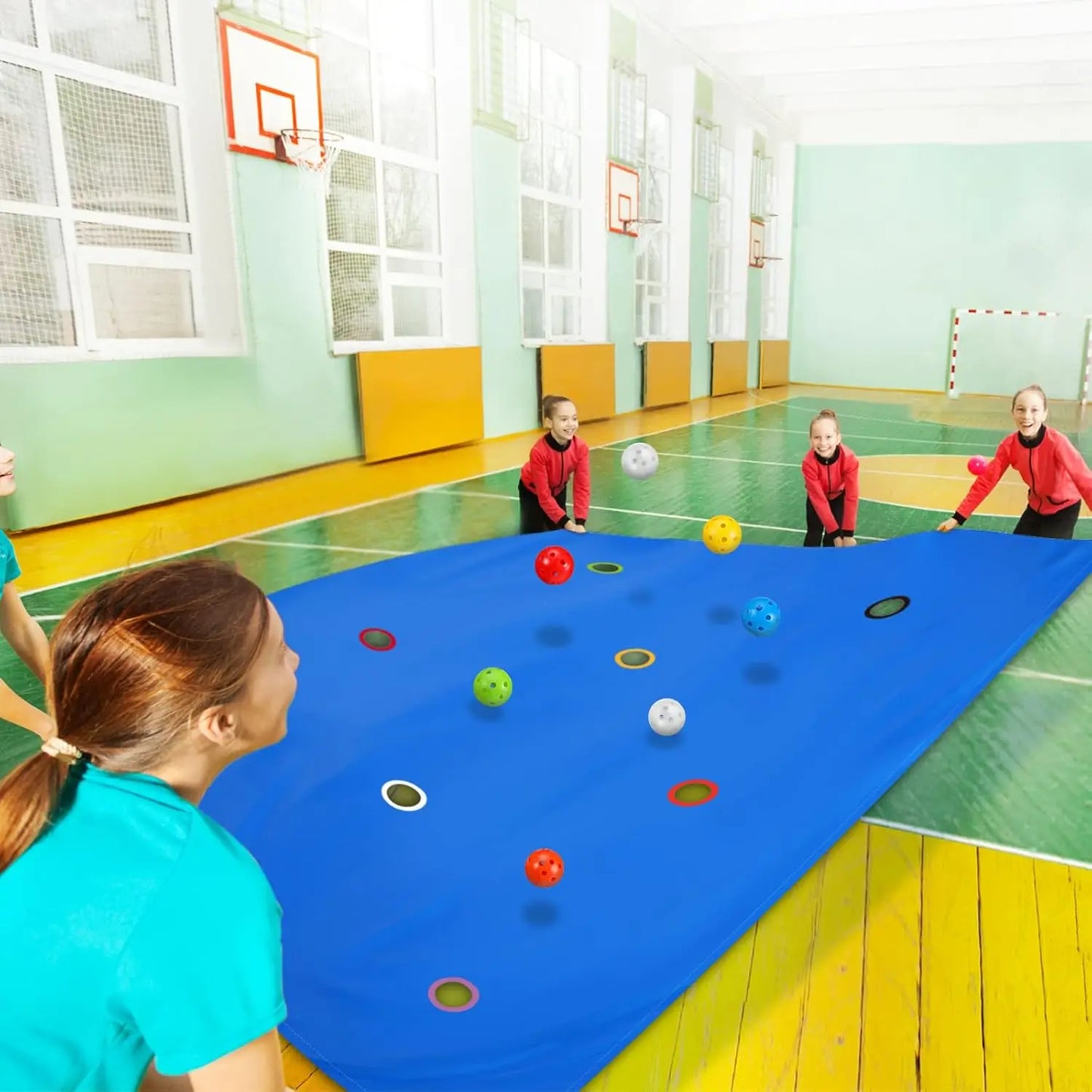 Outdoor Team Challenge Game Set Teamwork Building Games Kit Group Exercise Learning Fun Activities Set With Hollow Ball