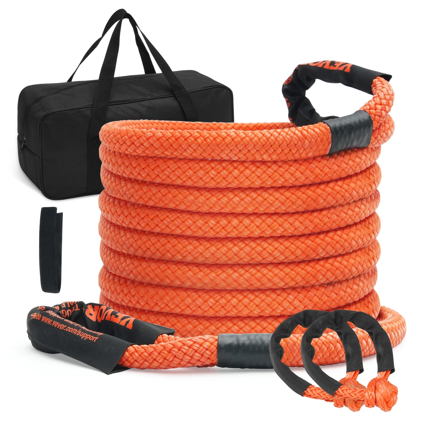 20/30ft Car Towing Rope Off Road Snatch Tow Strap Rescue Recovery Resistant Which Rope for Jeep Car Truck ATV Tractor