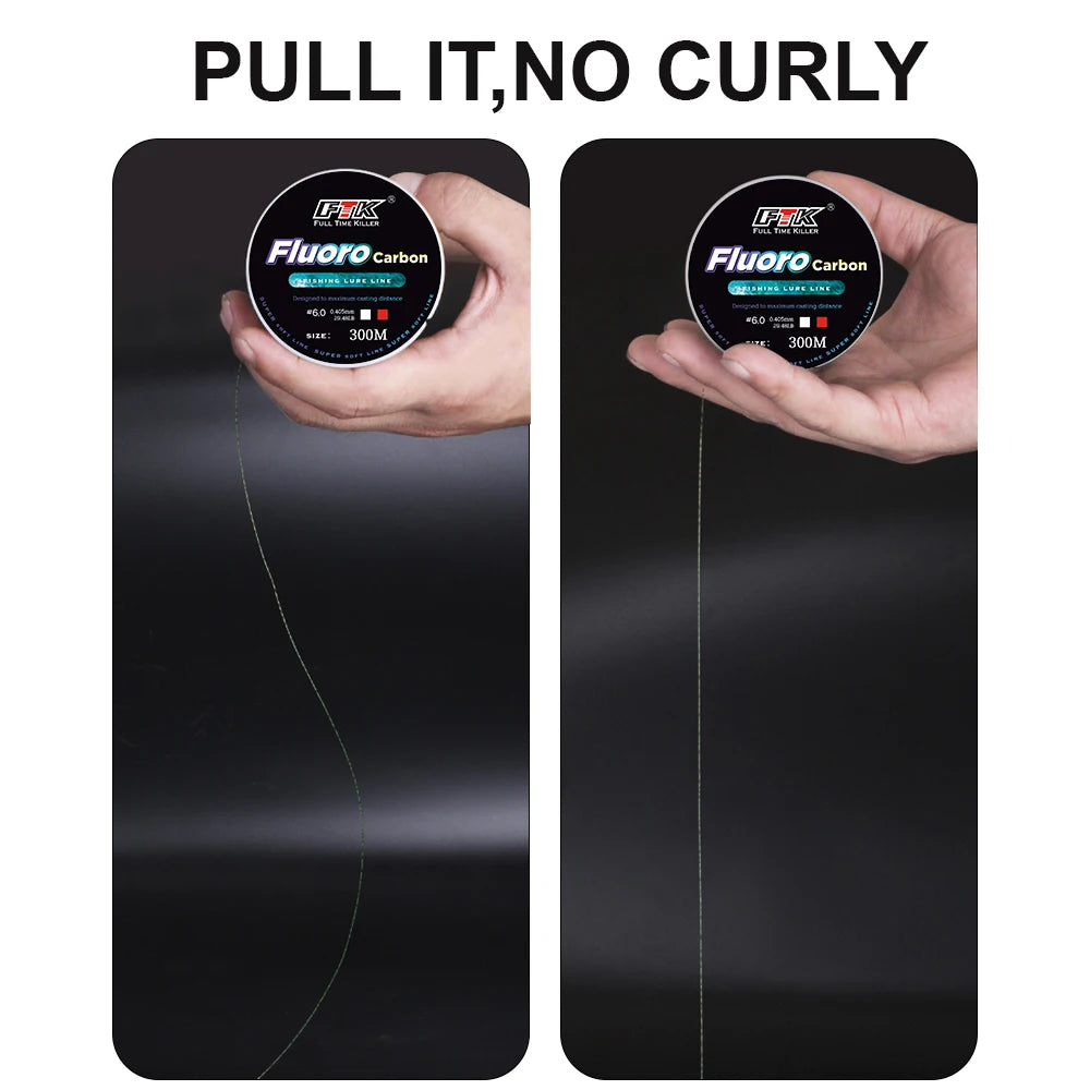 300/500m Invisible Fishing Line Speckle Fluorocarbon Coating Line 0.20mm-0.50mm 4.13LB-34.32LB Super Strong Spotted Line