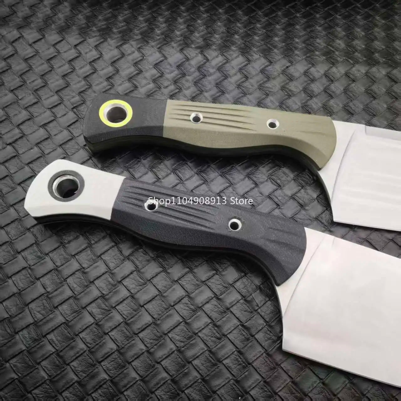 BM 4010BK-01 Utility Knives Sharp Jungle Exploration Kitchen Meat Cleaver Wilderness Survival Cutting Straight Knife G-10 Handle