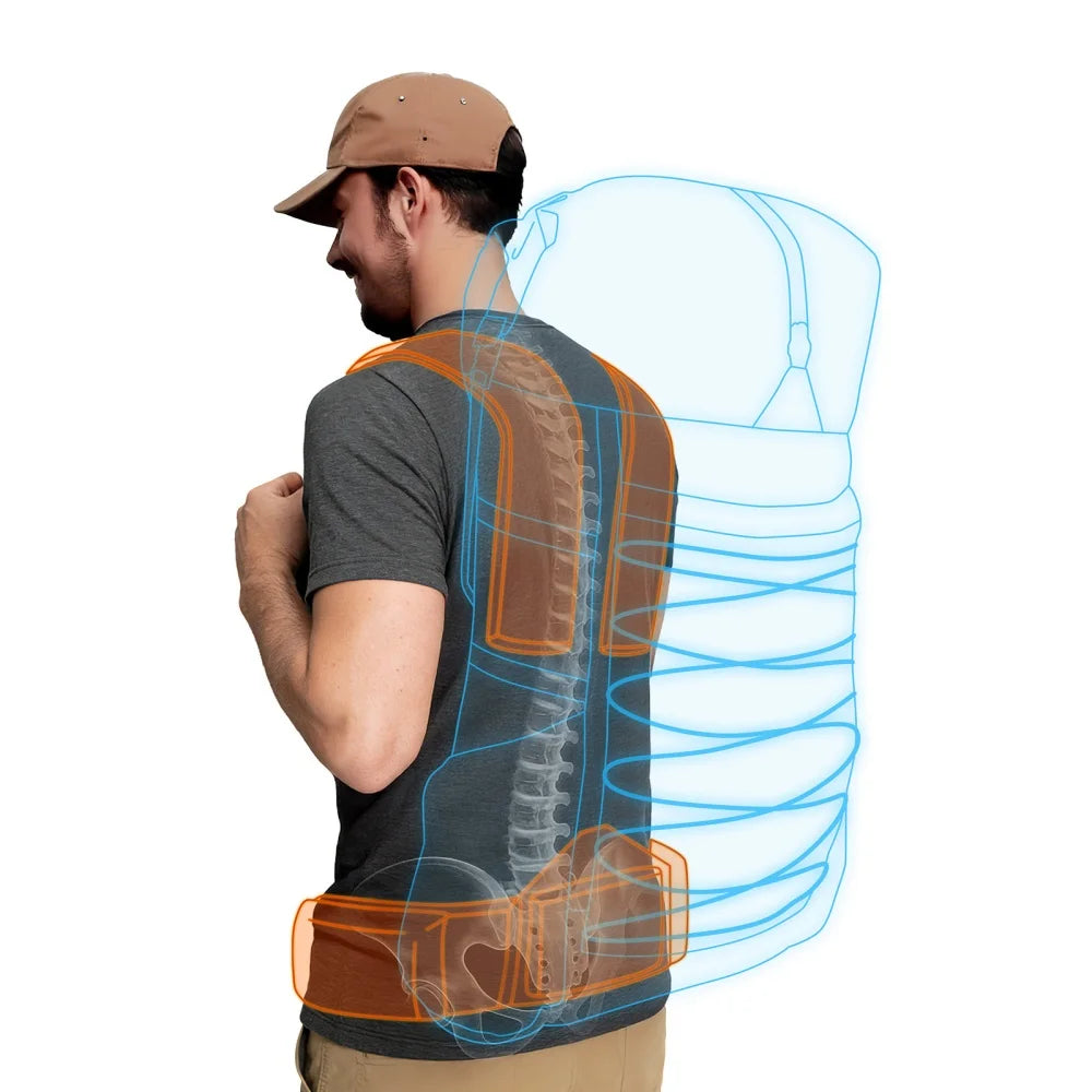 Internal-frame Hiking Backpcack: 50L / 60L / 70L Roll Top Lightweight Travel Backpack with Rain Cover for Men Women Hiking Camping Backpacking