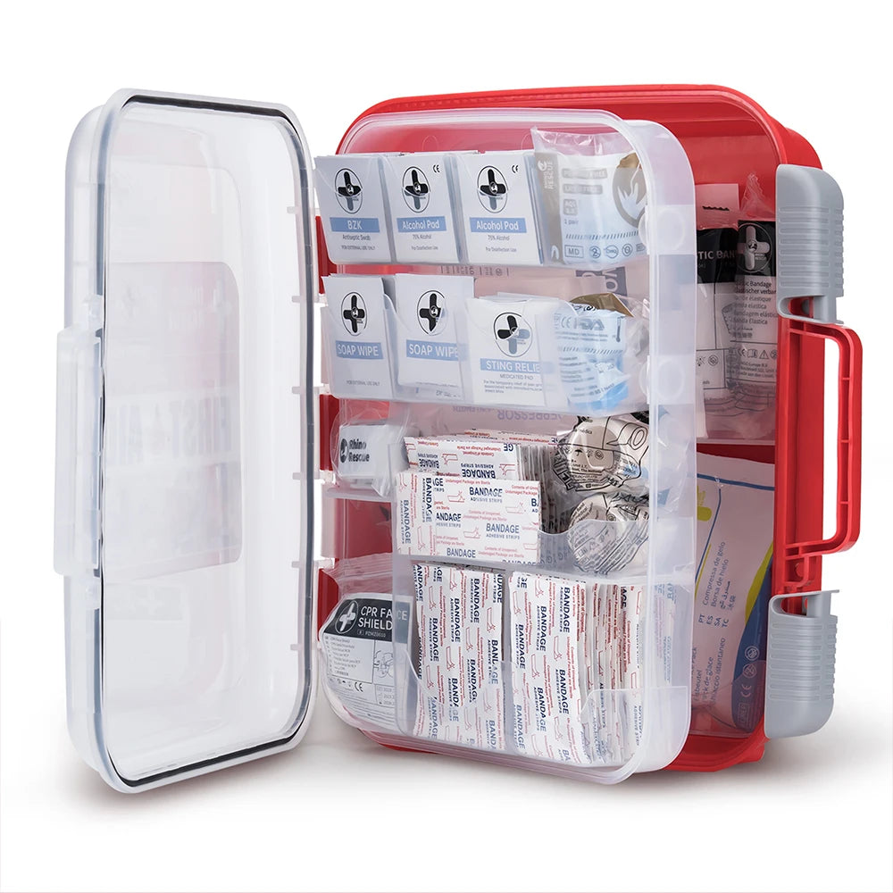 350 Pieces OSHA All-Purpose First Aid Kit, Home & Office Professional Medical Supplies,  for Emergency