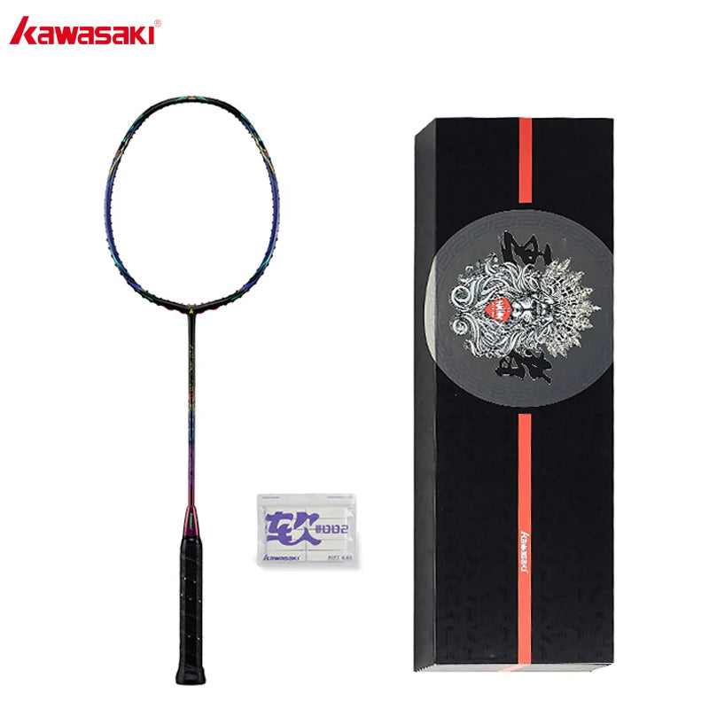 Badminton Racket Professional T-Join Power All-around Speed&Attack Kawasaki Badminton Racket