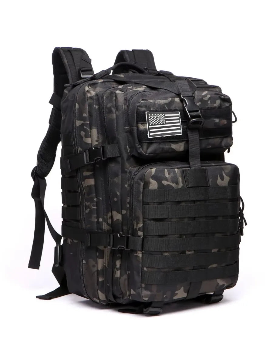 /50L Sturdy Nylon Waterproof Tactical Sports Trekking Fishing Hunting Camping Hiking Bag Backpack Outdoor Rucksacks