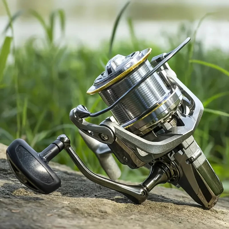 Big Spinning Fishing Reel, 8000 9000 10000 12000 14000 Reel Drag 44LB Powerful Reel, Saltwater Fresh Water Fishing