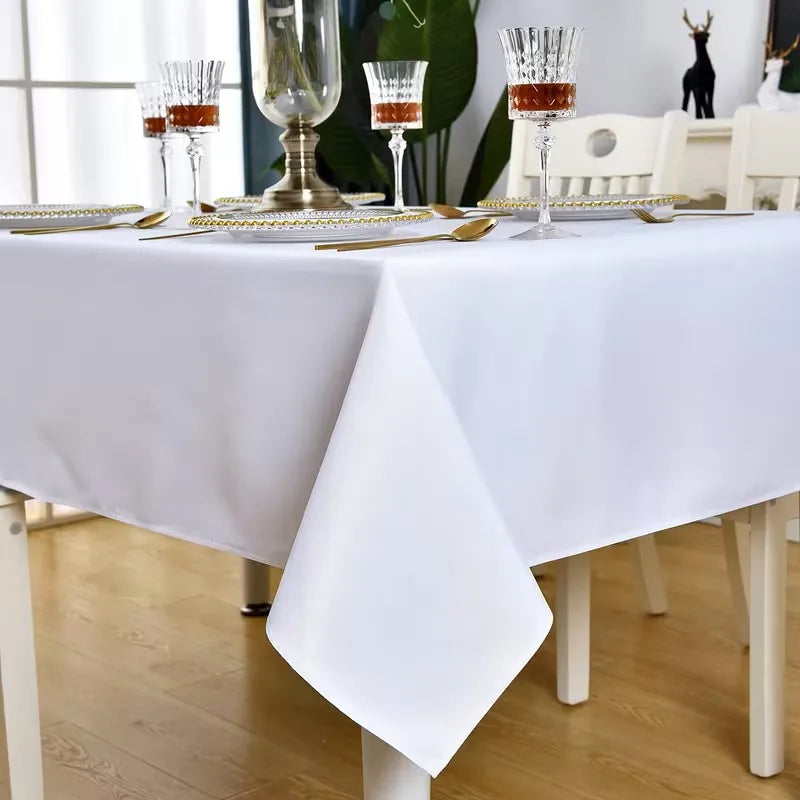 6 Packs of Rectangular Tablecloths, 60 X102 inch Rectangular Tablecloths, Reusable and Washable Polyester Tablecloths, Suitable for Weddings, Receptions, Banquets and Parties, Durable, Easy to Clean, Exquisite and Elegant