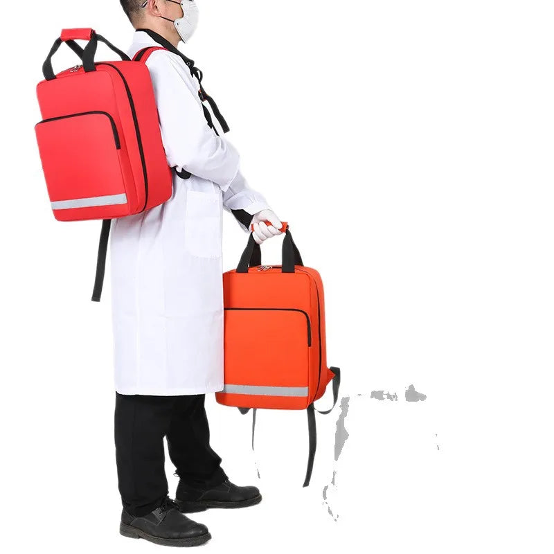 900D Tear Resistant First Aid Kits Backpack Outdoor Waterproof Large Capacity First Aid Kit With Multi layer Storage Pack