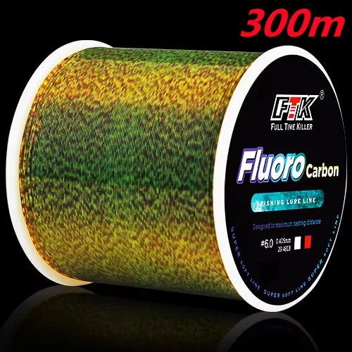 300/500m Invisible Fishing Line Speckle Fluorocarbon Coating Line 0.20mm-0.50mm 4.13LB-34.32LB Super Strong Spotted Line