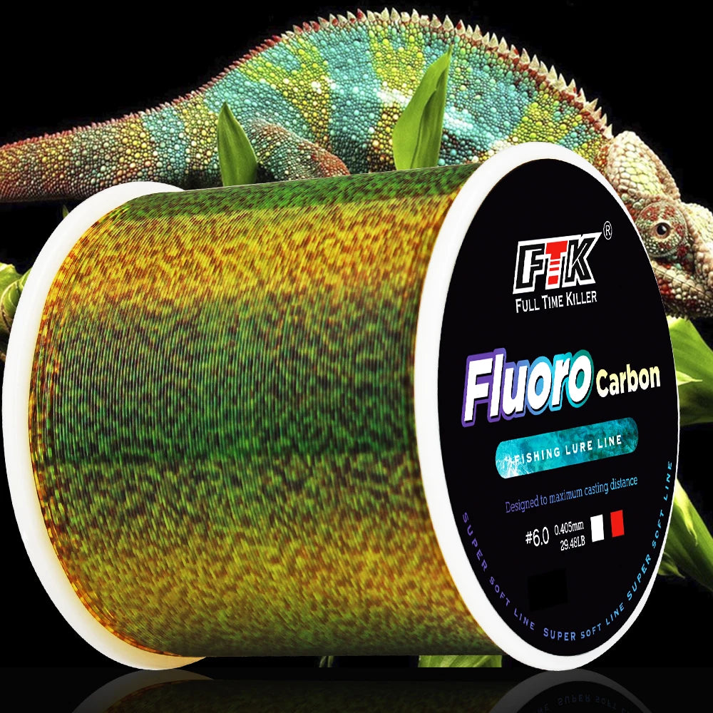 300/500m Invisible Fishing Line Speckle Fluorocarbon Coating Line 0.20mm-0.50mm 4.13LB-34.32LB Super Strong Spotted Line