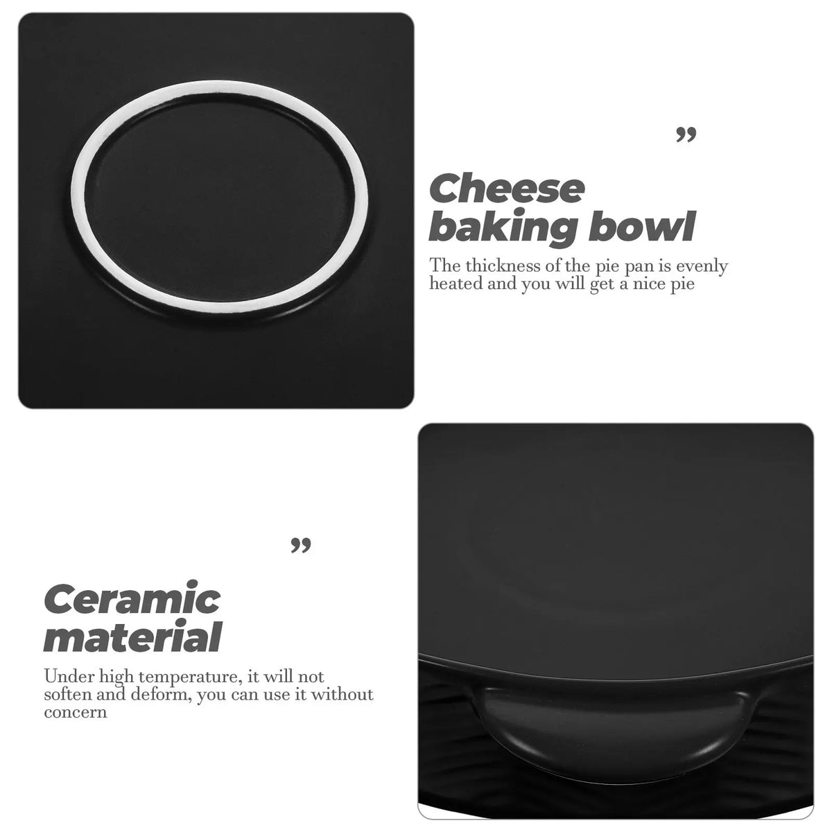 Ceramic Baking Tray Heavy Duty Oven Safe Pie Dish Nonstick Smooth Surface for Baking Roasting Serving Chicken Vegetables Pasta