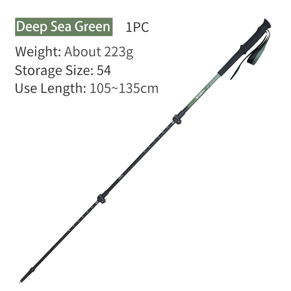 AONIJIE E4215 Outdoor Folding Trekking Poles Retractable Cross-country Running Poles Suitable for Mountaineering and Hiking