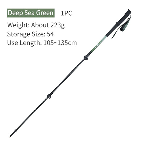 AONIJIE E4215 Outdoor Folding Trekking Poles Retractable Cross-country Running Poles Suitable for Mountaineering and Hiking