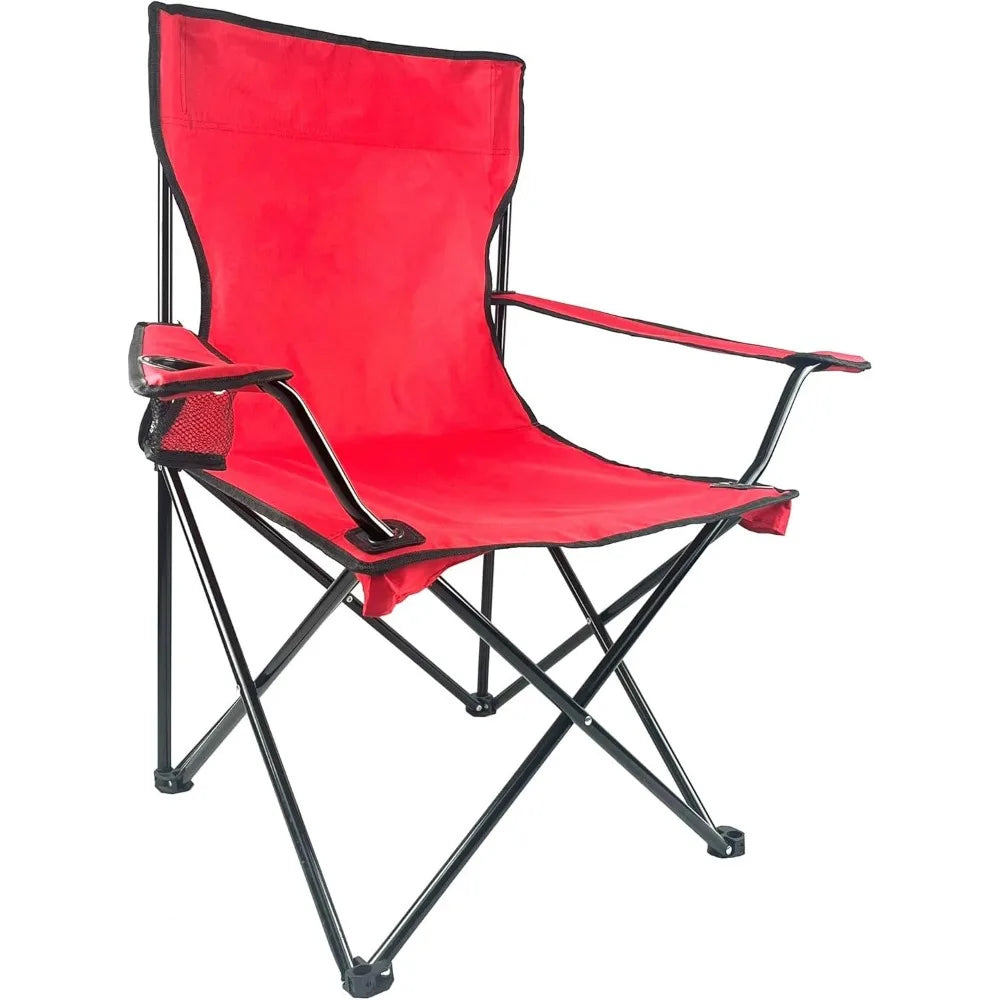 Foldable Oversized Outdoor Camping Chair for Hiking Picnic Beach Travel