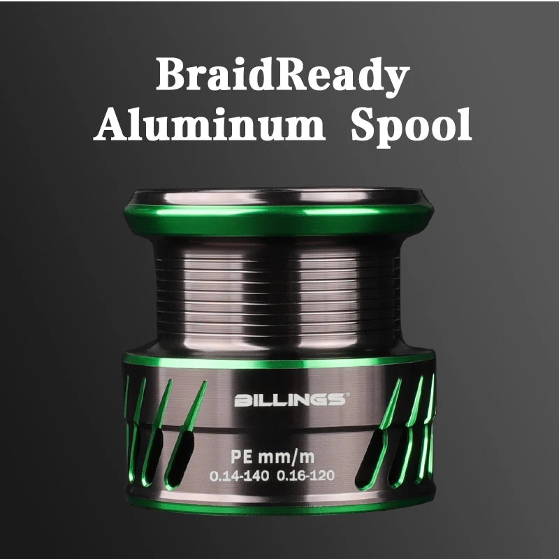 Spinning Reel 6KG Max Drag Double CNC Aluminum Spool 5.1:1 Gear Ratio Double Rocker 5+1BB Durable Professional No Gaps Fishing Reels for Freshwater