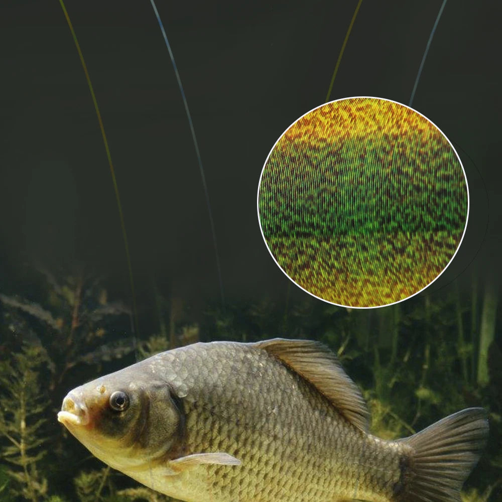 300/500m Invisible Fishing Line Speckle Fluorocarbon Coating Line 0.20mm-0.50mm 4.13LB-34.32LB Super Strong Spotted Line