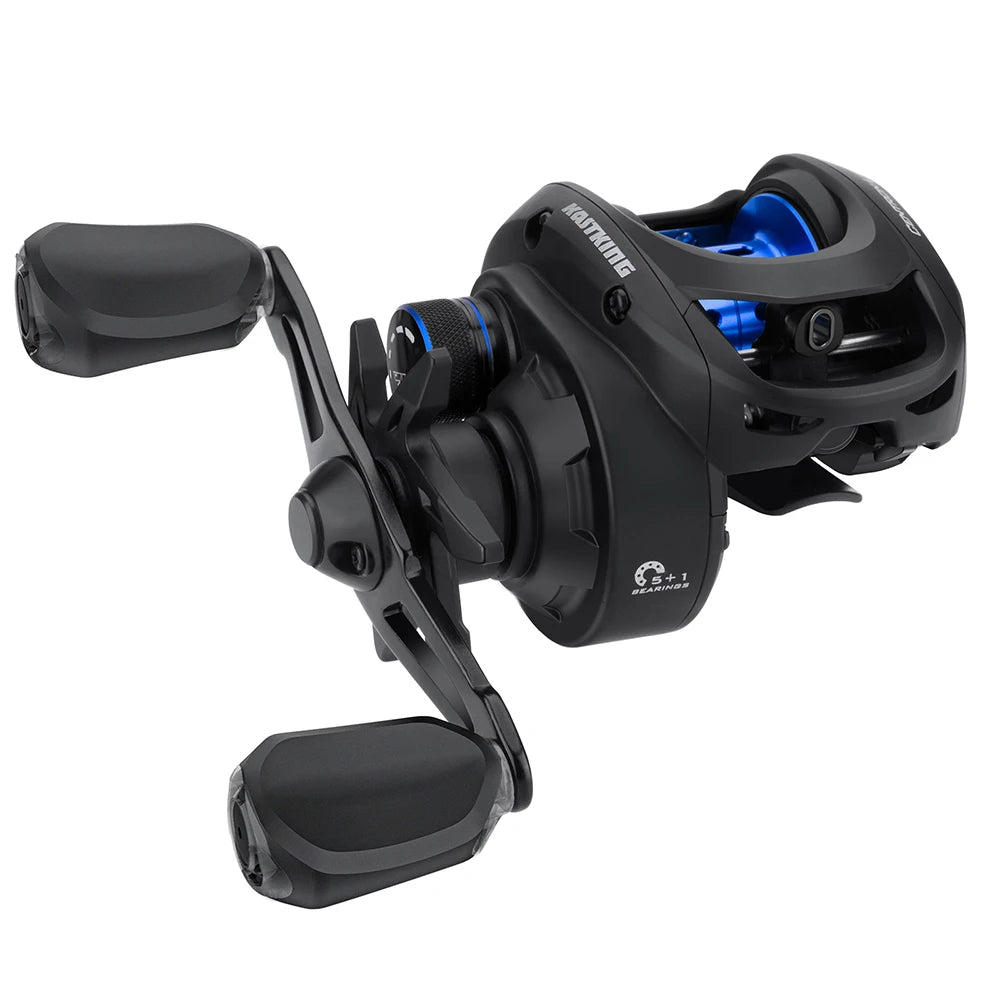 Lite Baitcasting Reel Glass Fiber Infused Nylon Frame  7KG Max Drag 7.1:1 High-Speed Gear Ratio Fishing Reel