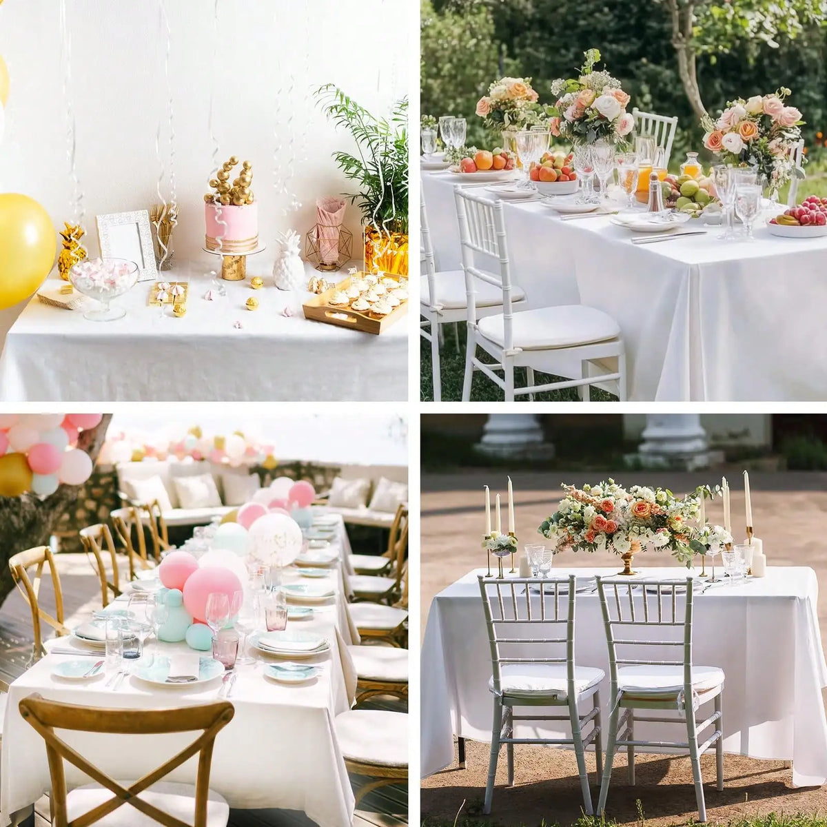 6 Packs of Rectangular Tablecloths, 60 X102 inch Rectangular Tablecloths, Reusable and Washable Polyester Tablecloths, Suitable for Weddings, Receptions, Banquets and Parties, Durable, Easy to Clean, Exquisite and Elegant