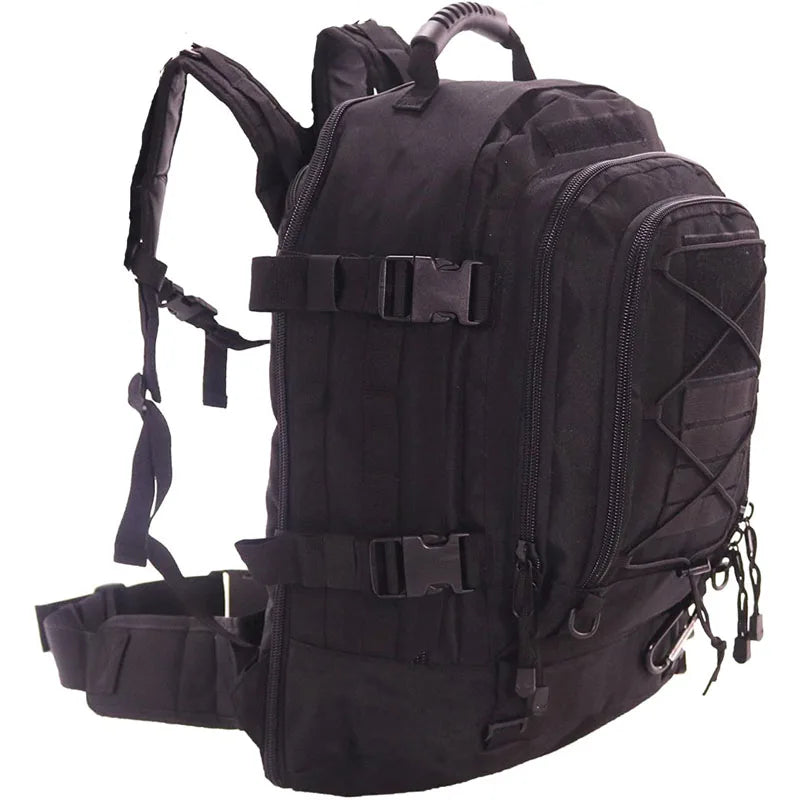 65L Large Capacity Outdoor Backpack – MOLLE Waterproof Hiking Rucksack for Camping, Travel & Climbing