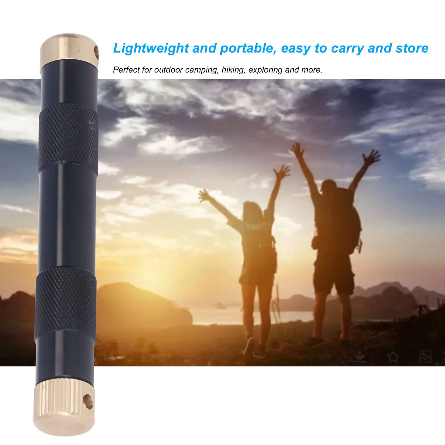 ZK30 Fire Piston Outdoor Emergency Fire Piston Compressed Ignition Fire Starting Tool for Hiking Exploring