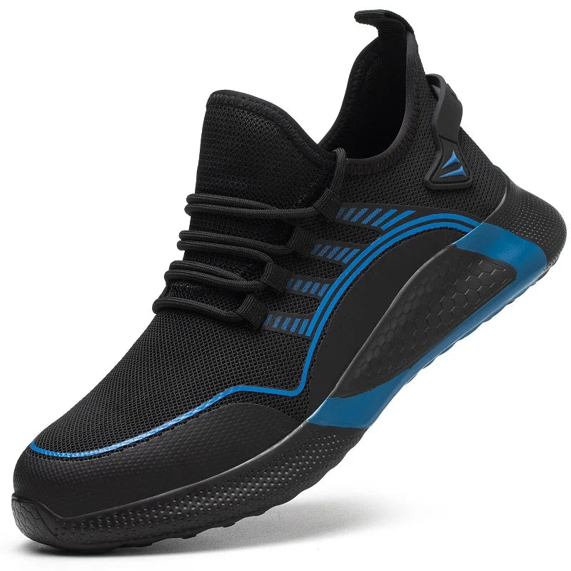 Large Size 49 50 Work Sneakers Fashion Safety Shoes Anti-smash Anti-puncture Indestructible Shoes Light Men Women Work Shoes