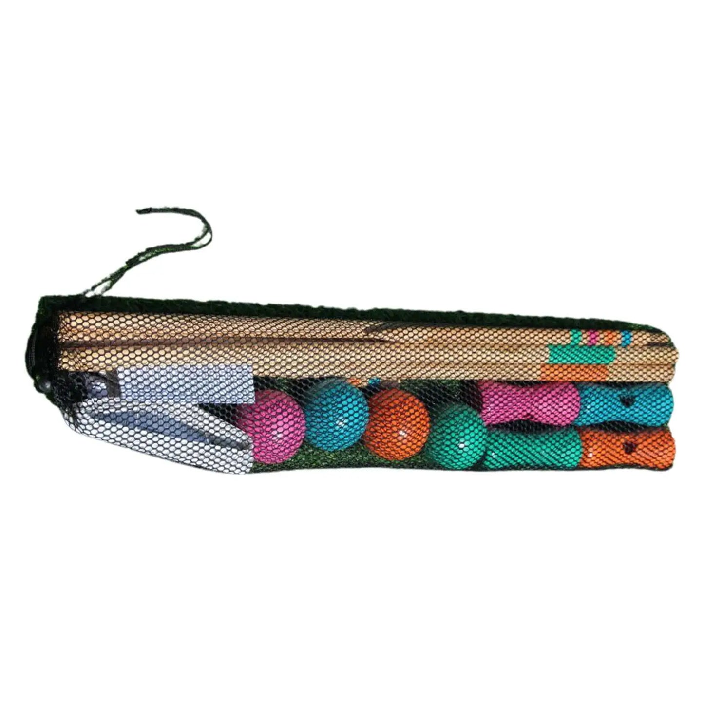 Lawn Croquet Game Set Croquet Set for 4 Players Premium Toys Four Player Croquet Set for Adults Courtyard Outdoor Games Sport