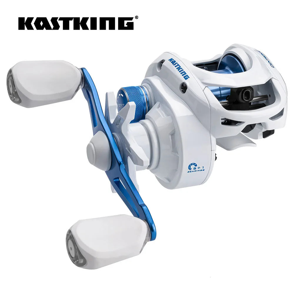 Lite Baitcasting Reel Glass Fiber Infused Nylon Frame  7KG Max Drag 7.1:1 High-Speed Gear Ratio Fishing Reel