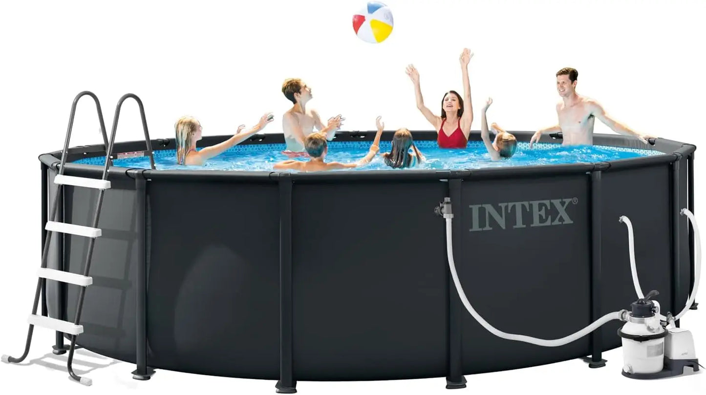 15ft x 48in Ultra XTR Frame Deluxe Above Ground Swimming Pool Set