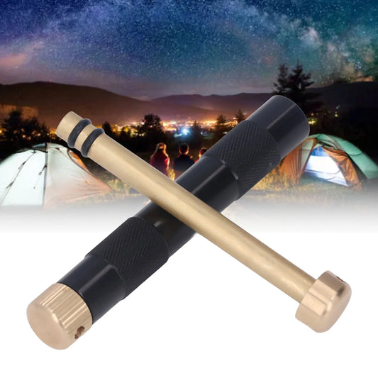 ZK30 Fire Piston Outdoor Emergency Fire Piston Compressed Ignition Fire Starting Tool for Hiking Exploring
