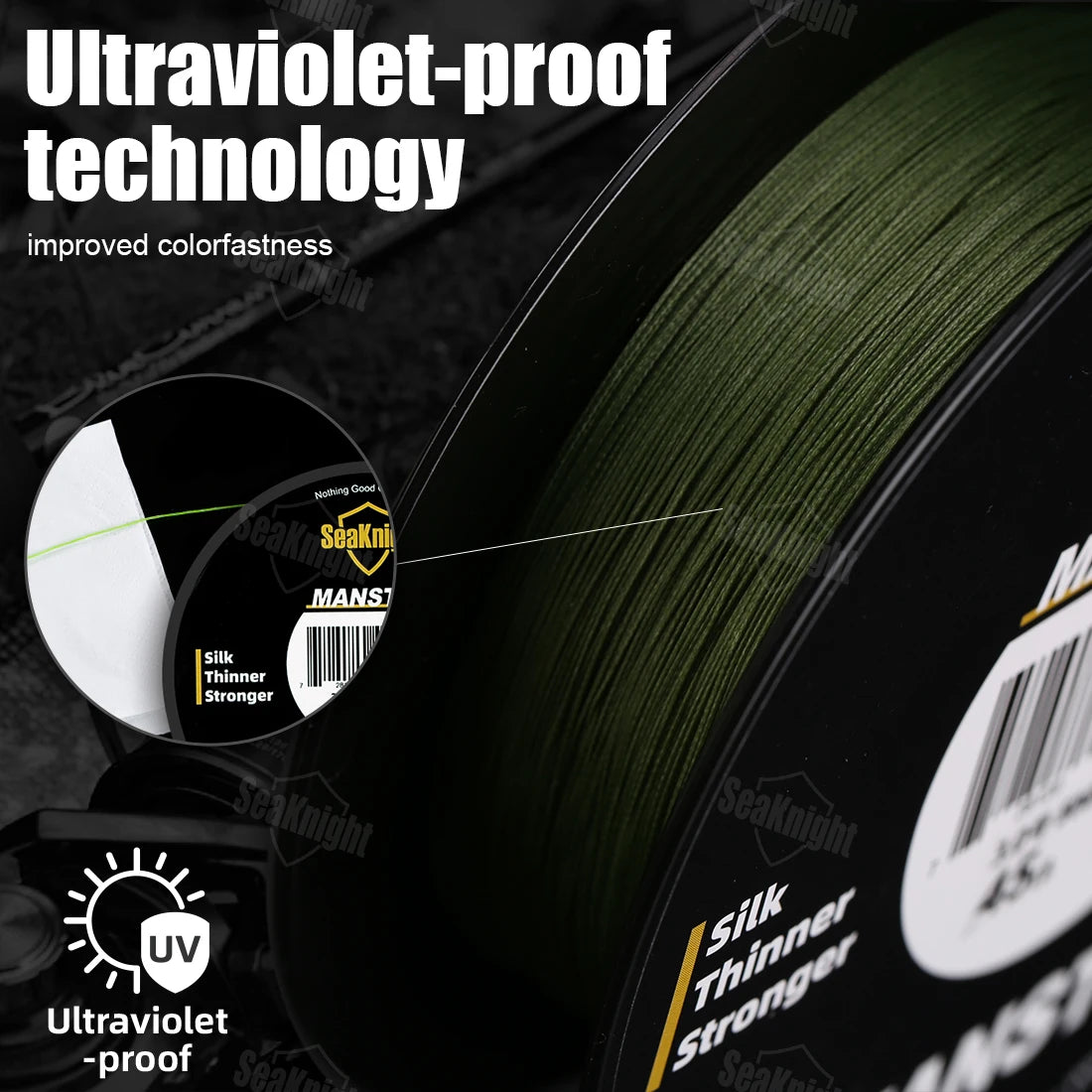 MANSTER W8 II 150M 300M 500M 8 Strands Casting Braid Fishing Line 15LB-100LB Smooth Multifilament PE Lines