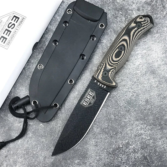 5 Fixed Blade Knife D2 Blade G10 Handle High Quality Outdoor EDC Camping Hiking Hunting Survival Tools Pocket Knife