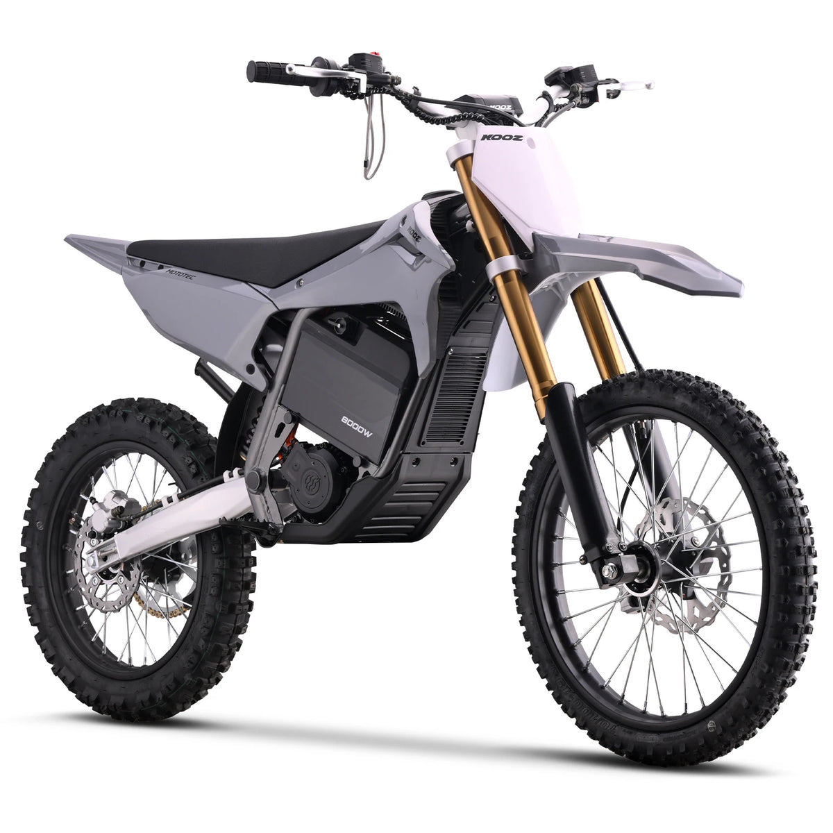 HP131E-L 72V 8000W Pro Electric Dirt Bike for Adults,3 Speed Modes Electric Motorcycle Up to 56 MPH with 19"/16" Tires.