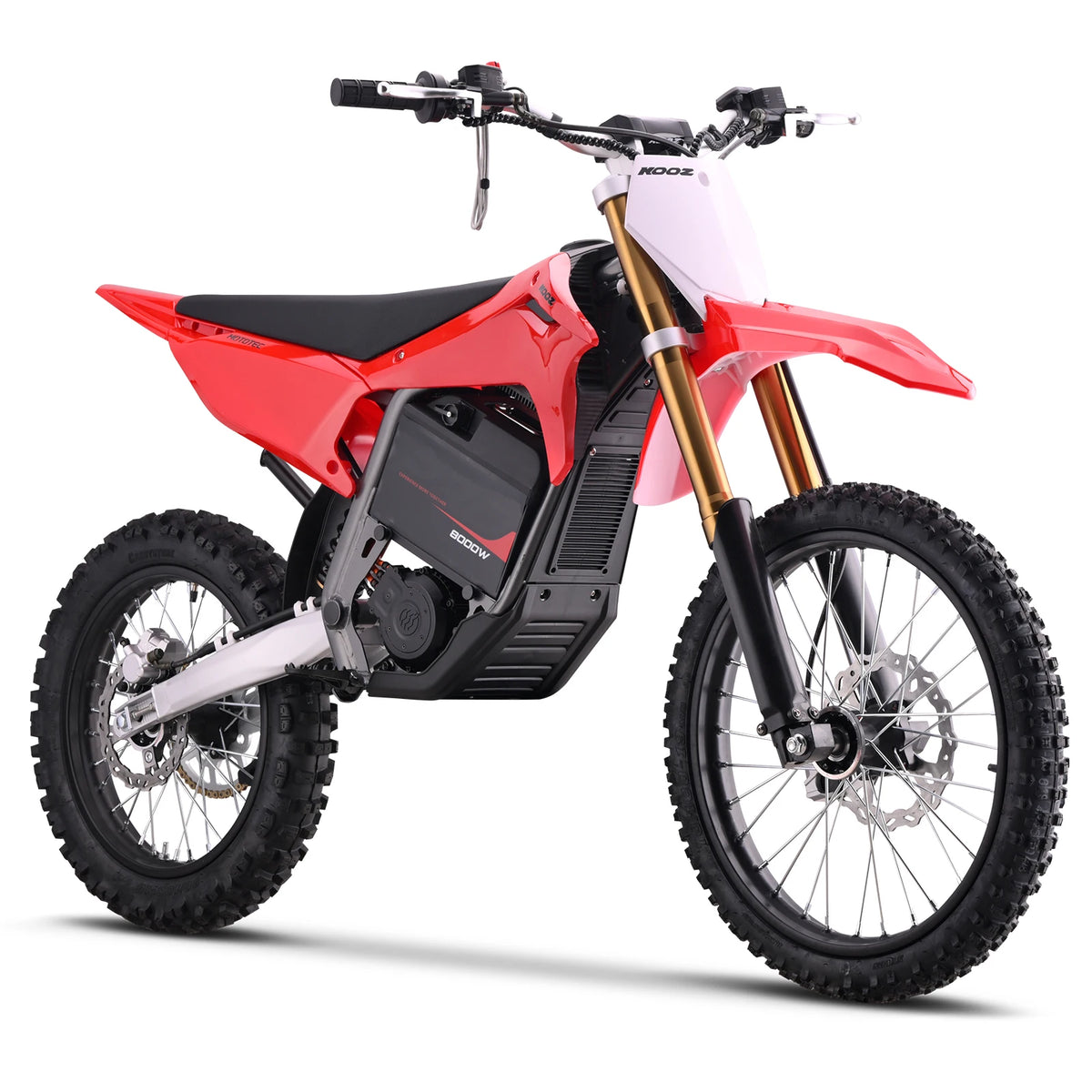 HP131E-L 72V 8000W Pro Electric Dirt Bike for Adults,3 Speed Modes Electric Motorcycle Up to 56 MPH with 19"/16" Tires.