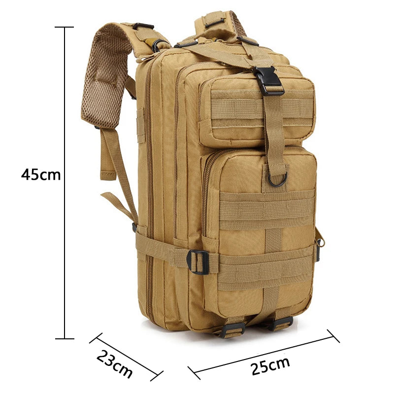 25/50L Tactical Backpacks For Man Hking Outdoor Survival Bags 3P Assault Pack EDC Molle Pack For Trekking Hunting Bag