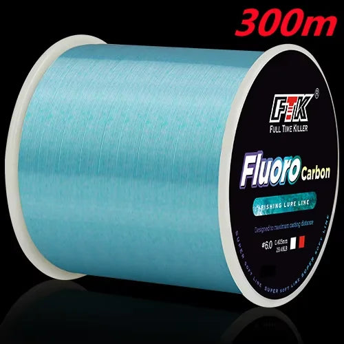 300/500m Invisible Fishing Line Speckle Fluorocarbon Coating Line 0.20mm-0.50mm 4.13LB-34.32LB Super Strong Spotted Line