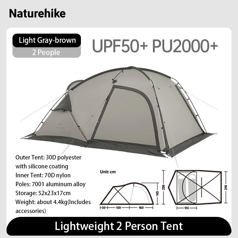 Waterproof Windproof 4 Season Tent 2 Person Cold Weather Winter Tents for Camping