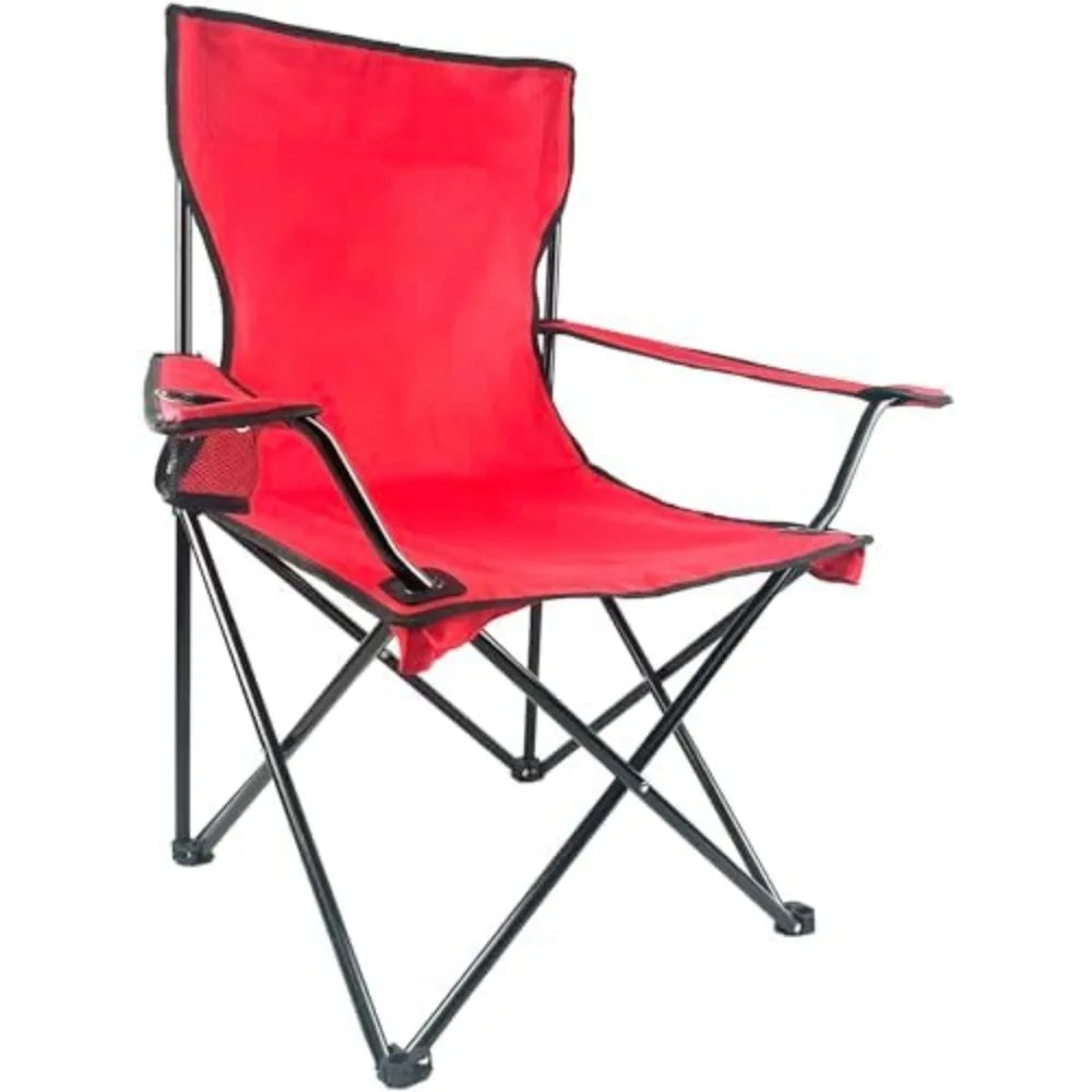 Foldable Oversized Outdoor Camping Chair for Hiking Picnic Beach Travel